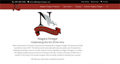 Desktop Screenshot of niagaravinegar.com